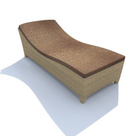 DEDON beach chair 3D Object | FREE Artlantis Objects Download